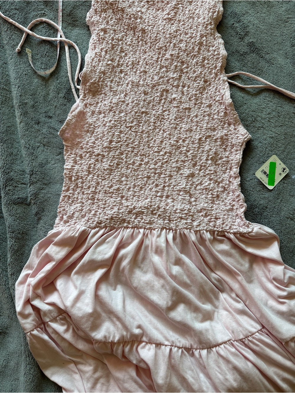 FREE PEOPLE - Free-est -‎ Sterling Maxi Dress in Pink Chalk - L - NWT $98 - Picture 9 of 9